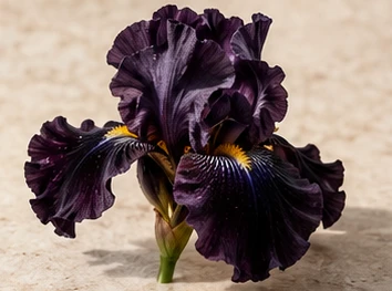 Rappresentazione evocativa: iris nero