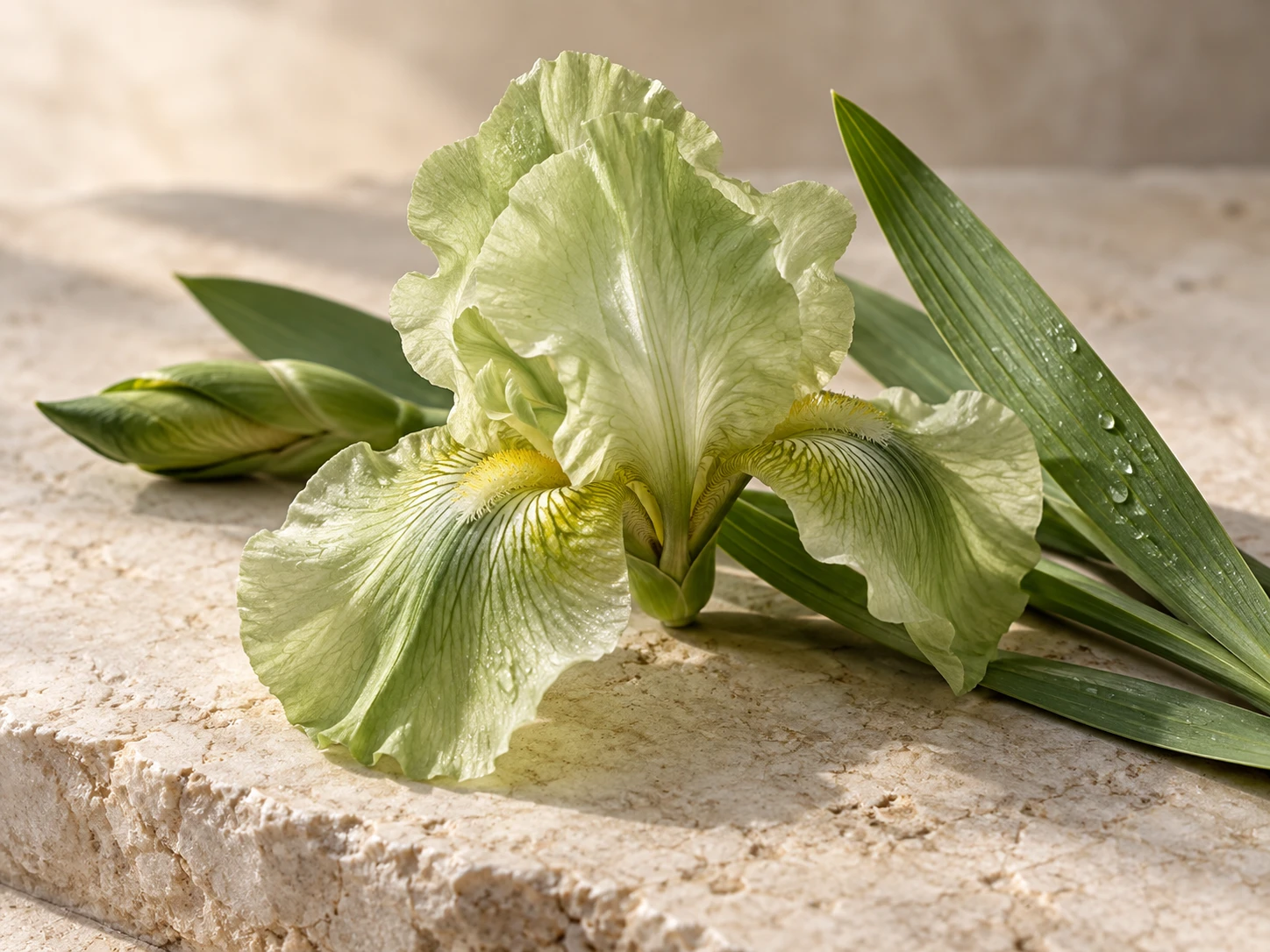 Immagine evocativa: iris verde