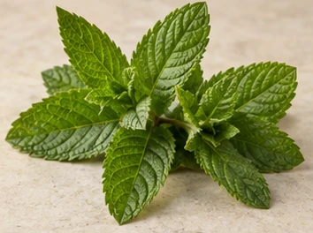 Rappresentazione evocativa: menta verde