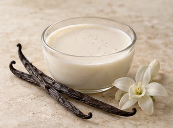 Rappresentazione evocativa: latte di vaniglia