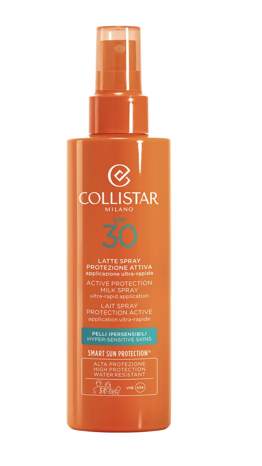 Solari Latte Spray Pelli Ipersensibili 200 ml SPF30
