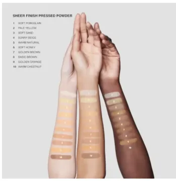 Sheer Finish Pressed Powder 9 g.