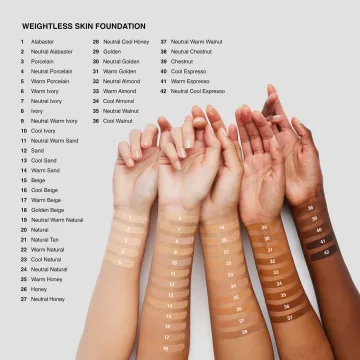 Weightless Skin Foundation spf15 30 ml