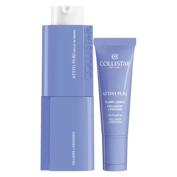 Collistar Attivi Puri Gocce In Crema Collagene 30 ml + Plump Labbra Collagene 10 ml