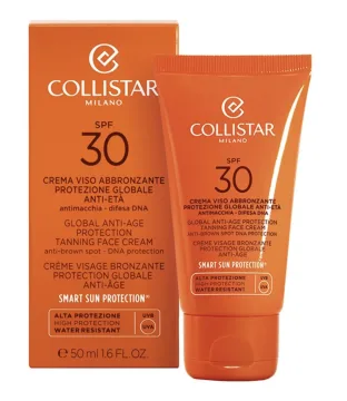 Collistar Solari Crema Viso Protezione Globale Anti-Età 50ml  SPF30