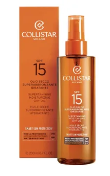 Collistar Solari Olio Secco Superabbronzante Idratante 200ml SPF15