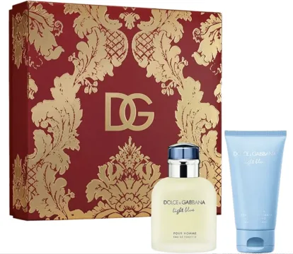 Dolce & Gabbana Light Blue Homme Eau de Toilette 75 spray Gift Set