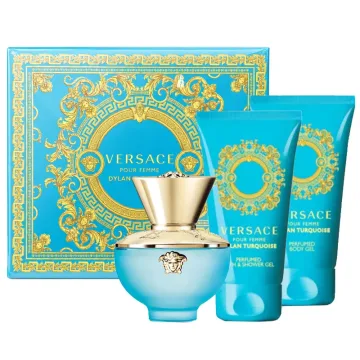 Versace Dylan Turquoise Eau de Parfum 50 spray Gift Set